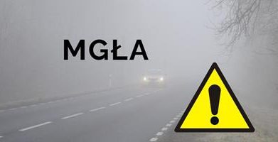 Ostrzeżenie meteorologiczne – GĘSTA MGŁA