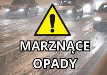 Ostrzeżenie meteorologiczne – MARZNĄCE OPADY