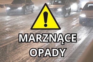 Ostrzeżenie meteorologiczne – MARZNĄCE OPADY
