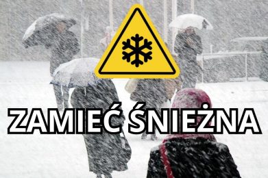 Ostrzeżenie meteorologiczne – ZAMIEĆ ŚNIEŻNA