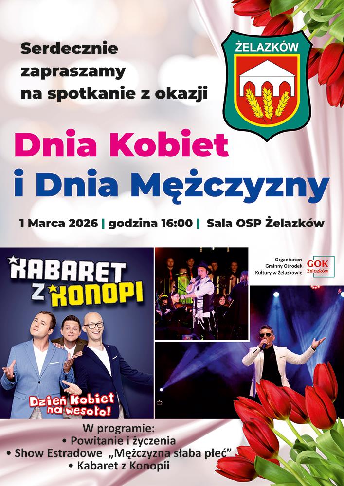 Dzień Kobiet i Dzień Mężczyzn już 1 marca – zapraszamy!