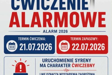 INFORMACJA O ĆWICZENIACH “ALARM 2026”