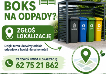 Posiadasz boks na odpady – zgłoś lokalizację
